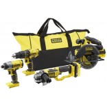 CONUNTO STANLEY FAT MAX 18V 4 MÁQUINAS EM SACO